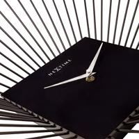 NeXtime Wandklok Vierkant 45x45x15 cm Zwart/Metaal - thumbnail