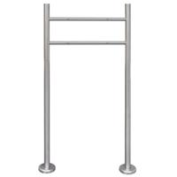 VidaXL Brievenbusstandaard roestvrij staal - thumbnail