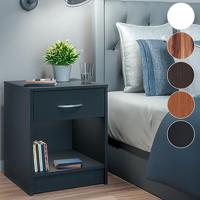 Nachtkastje Hamburg Antraciet 50x40x35cm - thumbnail