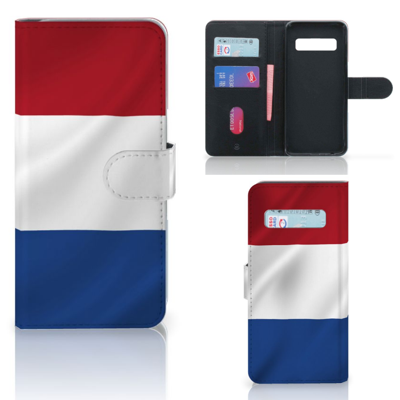 Samsung Galaxy S10 | Bookstyle Case | Nederlandse Vlag Samsung Galaxy S10 | Bookstyle Case | Nederlandse Vlag