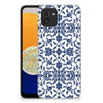 Samsung Galaxy A03 | TPU Case | Flower Blue