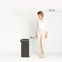 Brabantia NewIcon Pedaalemmer 30L RVS - thumbnail