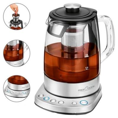 Profi Cook PC-WKS 1167 G Theekoker RVS, Glas