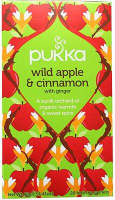 Pukka thee bio, Wild Apple - Cinnamon, pak van 20 stuks