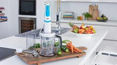 Braun 4191-MQ5260WHBL Staafmixer 1000 W Met maatbeker, Met mixbeker, Turbofunctie Wit-blauw Braun 4191-MQ5260WHBL Staafmixer 1000 W Met maatbeker, Met mixbeker, Turbofunctie Wit-blauw