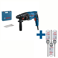 Bosch Professional GBH 2-21 Combihamer SDS-Plus 2,0J + 3 boren 720W in koffer - 06112A6002 - thumbnail