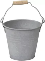 Zinc Old Look Bucket 2 Litres D16H14 bloempot MCollections - Mcollections - thumbnail