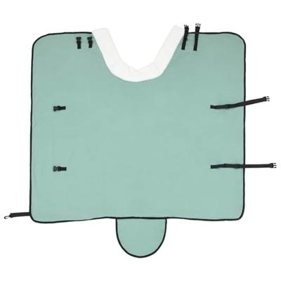 VidaXL Paardendeken volledig donkergroen 95 cm polar fleece VidaXL Paardendeken volledig donkergroen 95 cm polar fleece