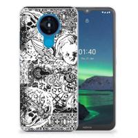 Silicone Back Case Nokia 1.4 Skulls Angel - thumbnail