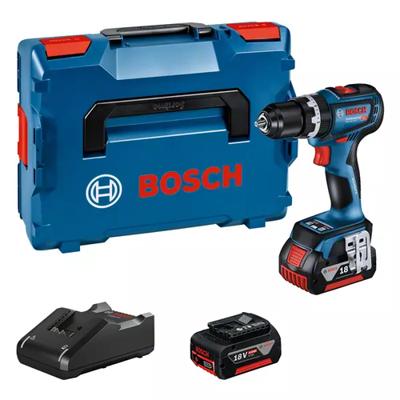 Bosch Professional GSB 18V-90 C Accu klop-/schroefboormachine 18V 4.0 Ah in L-Boxx - 06019K6103