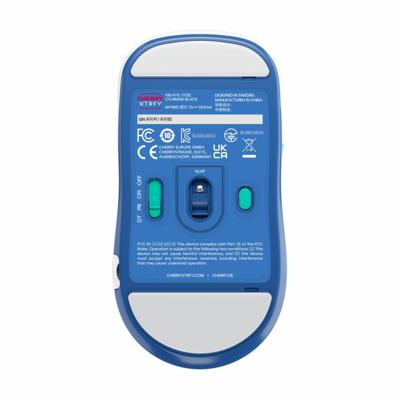 CHERRY XTRFY M68 WIRELESS Ultralichte 2,4GHz symmetrische draadloze gamingmuis - Wit