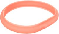 TRIXIE FLASH LICHTBAND USB SILICONE KORAAL L-XL 70 CM 3 MM 2 ST - thumbnail