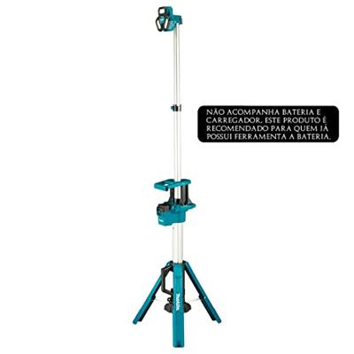 Makita NLADML814 Accu Statieflamp (3 spot) 14,4V / 18V met tas en draagband - thumbnail