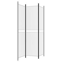 Kamerscherm met 3 panelen 150x200 cm stof wit - thumbnail