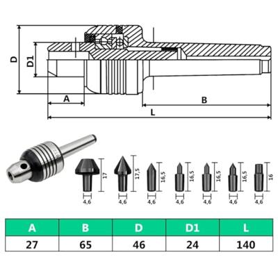 VidaXL 10-delige centerset mt2