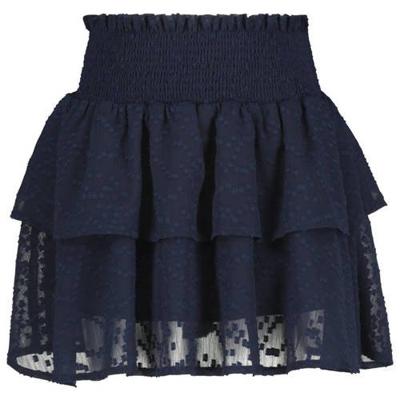 HEMA rok met borduursels donkerblauw HEMA rok met borduursels donkerblauw