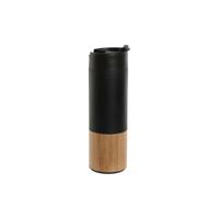 Thermos Home ESPRIT Zwart Natuurlijk 400 ml - thumbnail