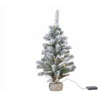 Kerstboom Lumineo Imperial Besneeuwd Ø 36 x 60 cm Mini MicroLED - thumbnail