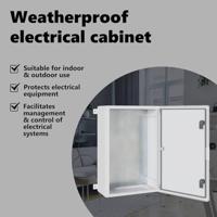 VidaXL Bedieningskast grijs 47 x 20 x 60 cm abs kunststof - thumbnail