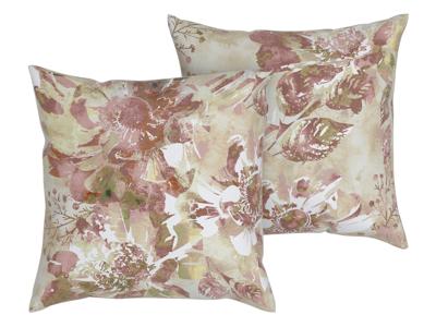 LIVARNO home 2 Kussenslopen 60 x 50 cm (Bruin bloemen)