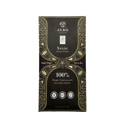 Auro - Saloy - 100% cacao chocolade Auro - Saloy - 100% cacao chocolade