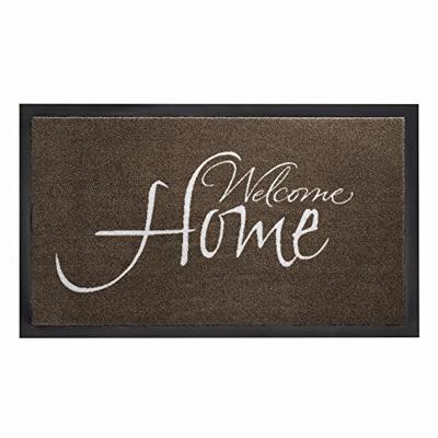 Siena HOME 555-1-441-517 Voetmat Peva Welkomsttaupe 45 x 75 cm. (l x b) 75 cm x 45 cm 1 stuk(s)