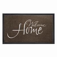 Siena HOME 555-1-441-517 Voetmat Peva Welkomsttaupe 45 x 75 cm. (l x b) 75 cm x 45 cm 1 stuk(s) - thumbnail