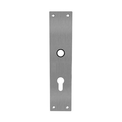 Intersteel renovatieschild rechthoekig 250x55x2mm profielcilindergat 72mm - RVS