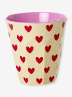 Medium melamine mok DARLING HEARTS rice 250 ml beige - thumbnail