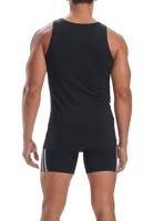 Tank Top Heren Adidas Active Flex Cotton Zwart 2 Stuks - Maat: L - thumbnail
