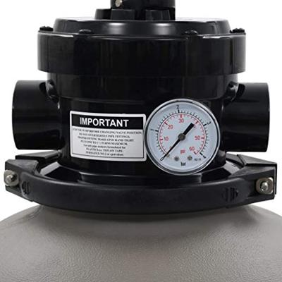 Zwembadzandfilter met 4-positie ventiel 350 mm grijs Zwembadzandfilter met 4-positie ventiel 350 mm grijs