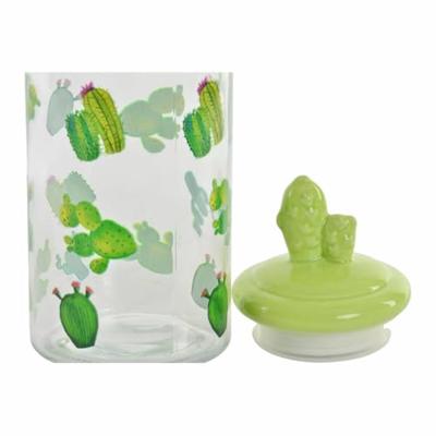 Tin DKD Home Decor Keramisch Kristal Cactus PE Boho (1400 ml) (10,5 x 28 cm) Tin DKD Home Decor Keramisch Kristal Cactus PE Boho (1400 ml) (10,5 x 28 cm)