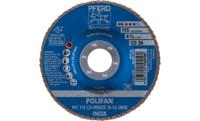 PFERD TOOLS 67711536 PFC 115 CO-FREEZE 36 SG INOX Lamellenschijf Diameter 115 mm Boordiameter 22.23 mm Legering op nikkelbasis, Superlegeringen op nikkel- of - thumbnail
