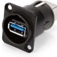 Neutrik NAUSB3-B Omkeerbare USB-doorvoer 3.0 Bus, inbouw Doorvoer 1 stuk(s) - thumbnail