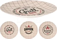 BBQ Servies Bord Ø24,5cm Assorti 1st - thumbnail