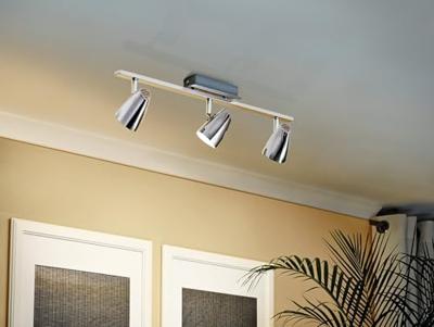 Eglo Led plafondspotCorbera led 3-lichts chroom - 93674