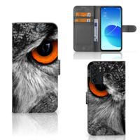 OPPO Reno6 5G | Telefoonhoesje | Met pasjeshouder | Uil - thumbnail