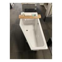 Xenz Lagoon compact ligbad - 170x75cm - met overloop - zonder afvoer - Hoekopstelling links - Acryl Wit 6982-01 - thumbnail