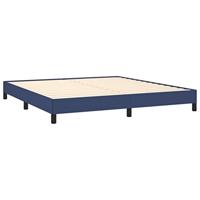 Bedframe zonder matras stof blauw 160x200 cm - thumbnail