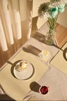 LIND DNA - Dinner Mat Square - Placemat 35x45cm Nupo Lemon Sorbet - thumbnail