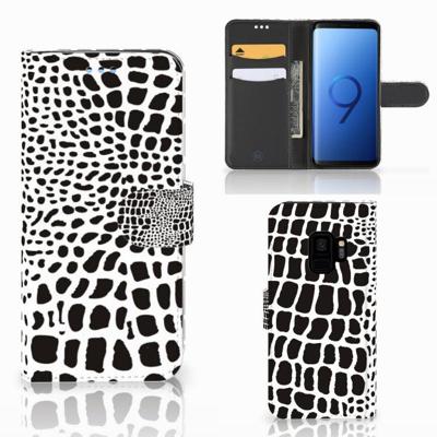 Samsung Galaxy S9 | Telefoonhoesje | Met pasjeshouder | Slangenprint