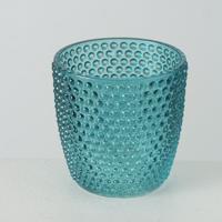 Boltze Home Theelichthouder set a 4st ø7xh7cm blauw - thumbnail