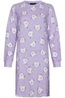 Duurzaam paars nachthemd katten - thumbnail