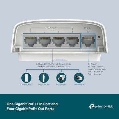 TP-Link SG2005P-PD Switch Wit - thumbnail