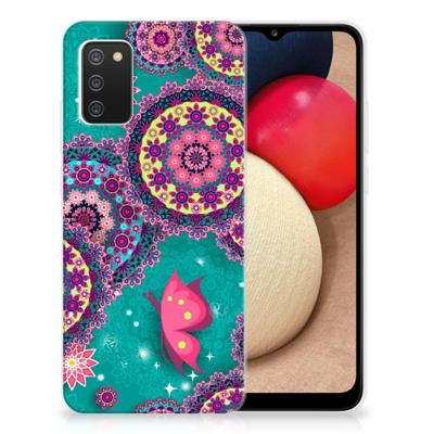 Samsung Galaxy A02s | Hoesje maken | Cirkels en Vlinders