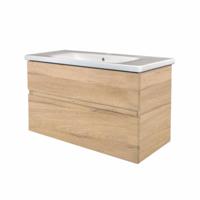 Best Design Badkamermeubel Quick-Greeploos 80x56x44 cm Onderkast + Wastafel Grenen - thumbnail