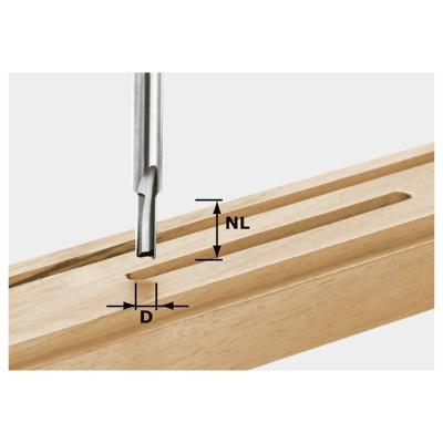 Festool 490955 Groeffrees Lengte 55 mm Afmeting, Ø 6 mm Werklengte 14 mm Schachtdiameter 8 mm
