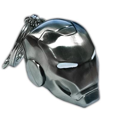 Marvel Comics Metal Keychain Iron Man Helmet Mark II