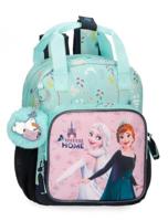 Disney rugzak Frozen 23 x 28 x 10 cm polyester turquoise/roze - thumbnail