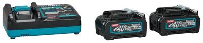 Makita accu startset xgt dc40ra/2xbl4040